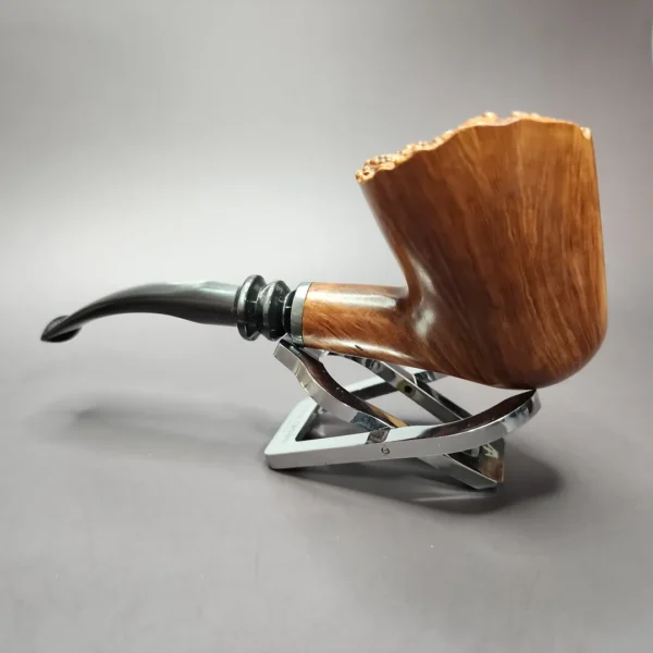 Paul Perri Smooth Freehand Estate Briar Pipe, American Estates - Image 5