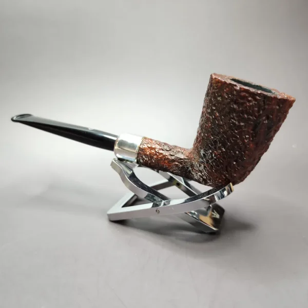 Ashton 1989 Old Church XXX Sandblasted Dublin Estate Briar Pipe, English Estates - Image 5