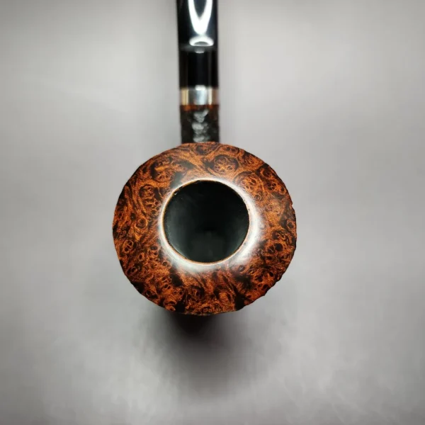 Tom Eltang Saturn Partially Sandblasted Cherrywood Estate Briar Pipe, Unsmoked - Image 5