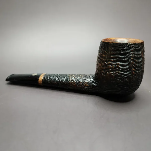 Mastro de Paja 1B Sandblasted Canadian Estate Briar Pipe, Italian Estates - Image 5