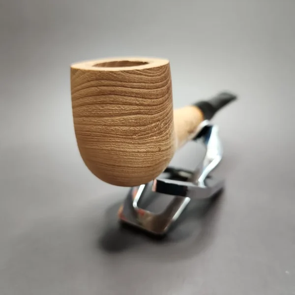Morgan Bones Sandblasted Billiard Briar Pipe, New - Image 5