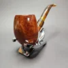 Dave Neeb Smooth Bent Billiard Handmade Briar Pipe, New - Image 5