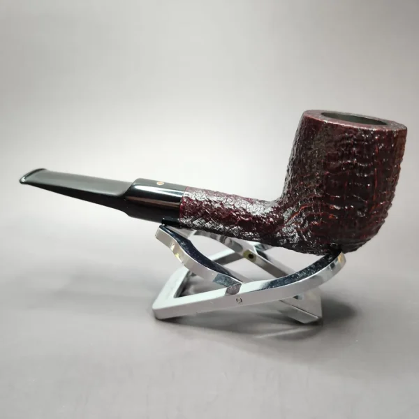Ashton 1989 Pebble Grain XX Sandblasted Billiard Estate Briar Pipe, English Estates - Image 5