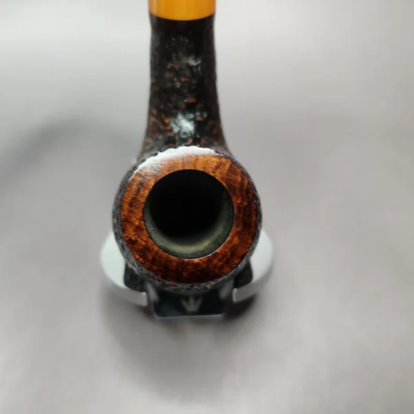 Rattray's Six Friends 20 Rusticated Bent Billiard Estate Briar Pipe, Unsmoked, 9mm - Image 6