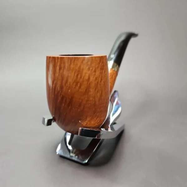 Astleys by Les Wood w/ Gold Band Bent Billiard Estate Briar Pipe, Unsmoked - Image 6
