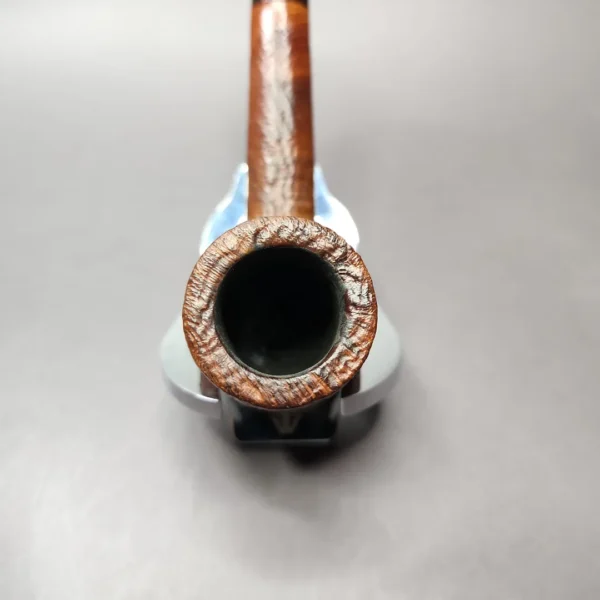 WO Larsen Super Tan Sandblasted Canadian Estate Briar Pipe, Danish Estates - Image 6