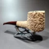 Pipe Tristan "Shape 55" Rusticated Pot Handmade Briar Pipe, New - Image 6
