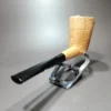 Pipe Tristan Natural Sandblasted Stack Dublin Handmade Briar Pipe, New - Image 6