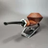Pipe Tristan Sandblasted Bulldog w/ Durat Handmade Briar Pipe, New - Image 6