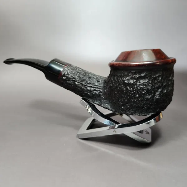 James Upshall Rusticated Countryman Estate Briar Pipe, Unsmoked - Image 6