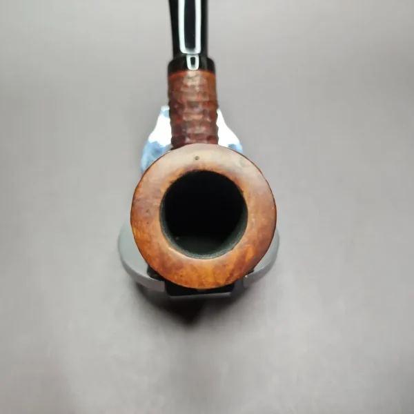 Bennie Joe Rusticated Nosewarmer Stack Handmade Briar Pipe, New - Image 6
