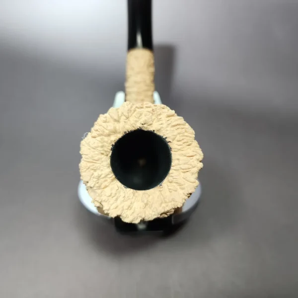 Pipe Tristan Natural Granite Rusticated Dublin Handmade Briar Pipe, New - Image 6