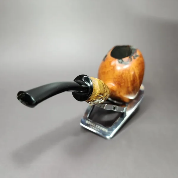 Bennie Joe Ballerina w/ Bamboo Handmade Briar Pipe, New - Image 6
