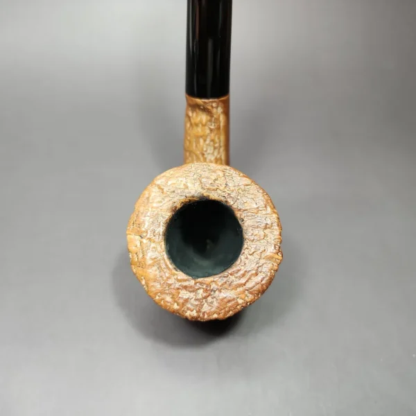 Ed Burak Connoisseur Rusticated Calabash Estate Briar Pipe, American Estates - Image 6
