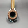 Kevin Arthur Rusticated Cutty w/ Zebrawood Estate Briar Pipe, American Estates - Image 6