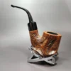 Custombilt Rusticated Oom Paul Estate Briar Pipe, American Estates - Image 6