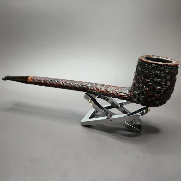 Brebbia Iceberg 800 Rusticated Canadian Estate Briar Pipe, Italian Estates - Image 6