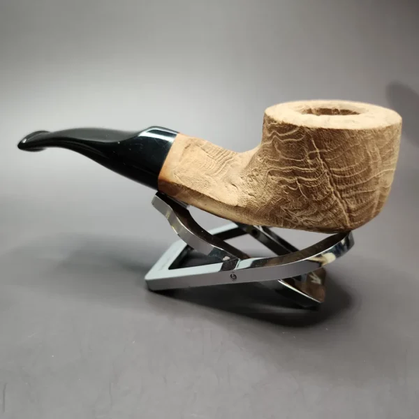 Morgan Bones Sandblasted Pot Briar Pipe, New - Image 6