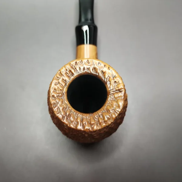 Viprati Naturale Extra Giant Rusticated Pot Estate Briar Pipe, Italian Estates - Image 6