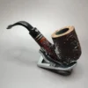 Viprati Sandblasted Oom Paul Estate Briar Pipe, Italian Estates - Image 6