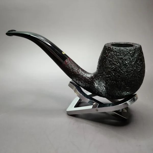 Bentley by Former Sandblasted Bent Egg Estate Briar Pipe, Unsmoked - Image 6