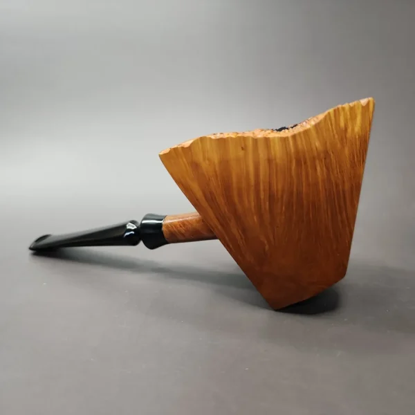 WO Larsen (Sven Knudsen) Straight Grain Gr 5 Smooth Sitter Estate Briar Pipe, Danish Estates - Image 6