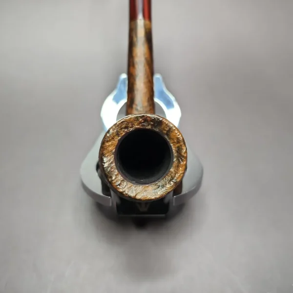Gamboni Contrast Sandblasted Billiard Estate Briar Pipe, Italian Estates - Image 6