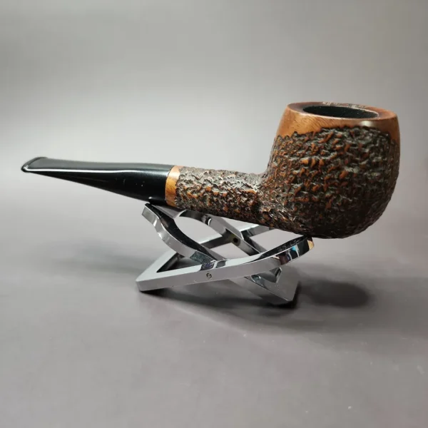 Sportsman 1002 Rusticated Apple Estate Briar Pipe, American Estates - Image 7