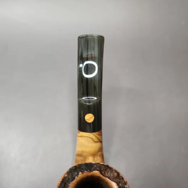 Mastro Cascia 4 Star Smooth Sitter w/ Olivewood Estate Briar Pipe, Italian Estates - Image 7