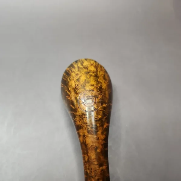 Bennie Joe Smooth Horn Handmade Briar Pipe, New - Image 7