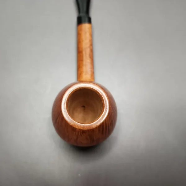 Peter Matzhold 4E Smooth Brandy w/ Teardrop Shank Estate Briar Pipe, Unsmoked - Image 7