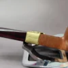 Pre-Kaywoodie KBB Blue Line Bakelite w/ Gold Smooth Billiard Estate Briar Pipe, Unsmoked - Image 7