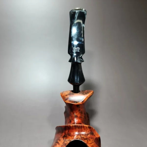 Preben Holm Hallmark H-2 Smooth Freehand Estate Briar Pipe, Danish Estates - Image 7