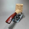 Pipe Tristan "Shape 55" Rusticated Pot Handmade Briar Pipe, New - Image 7