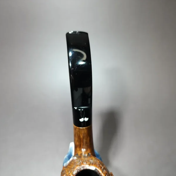 Caminetto New Dear Wax Drip Bent Apple Estate Briar Pipe, Italian Estates - Image 7