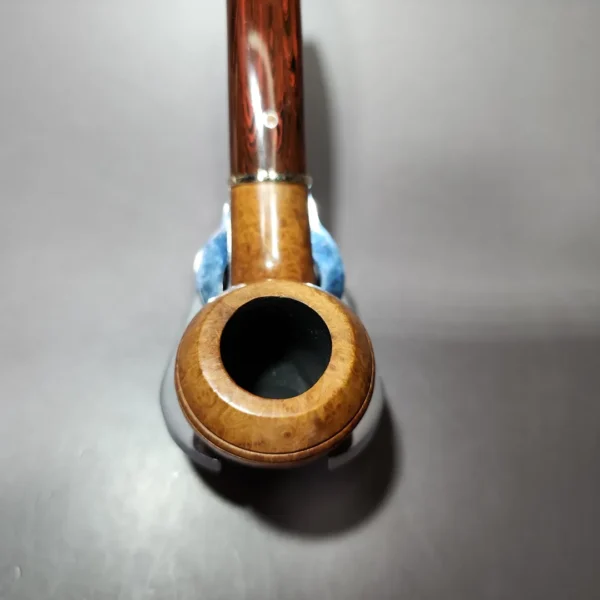 Ashton 1992 Sovereign Straight Grain 3 Rhodesian w/ Gold Estate Briar Pipe, English Estates - Image 7