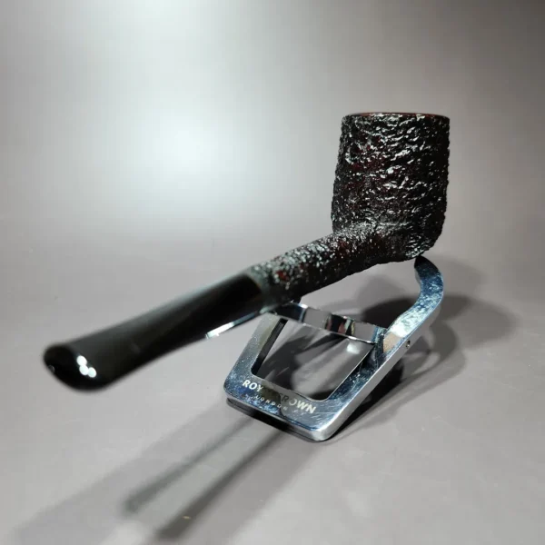 J Mouton Rusticated Liverpool Handmade Briar Pipe, New - Image 7