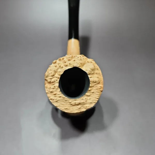Pipe Tristan Natural Sandblasted Stack Dublin Handmade Briar Pipe, New - Image 7