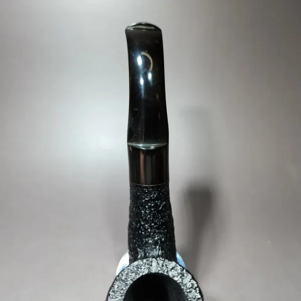 GBD Baronet Sandblasted Bent Billiard Estate Briar Pipe, Unsmoked - Image 7