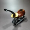 Jared Coles Sandblasted Drunken Brandy Handmade Briar Pipe, New - Image 7