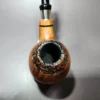 Viprati Partially Rusticated Brandy Estate Briar Pipe, 9mm, Italian Estates - Image 7