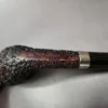 Castello Sea Rock Briar 39 Rusticated Zulu Estate Briar Pipe, Repair Band - Image 7