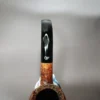 Viprati Sandblasted Bent Billiard Estate Briar Pipe, Italian Estates - Image 7