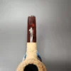 Pipe Tristan Granite Natural Bullmoose Handmade Briar Pipe, New - Image 7
