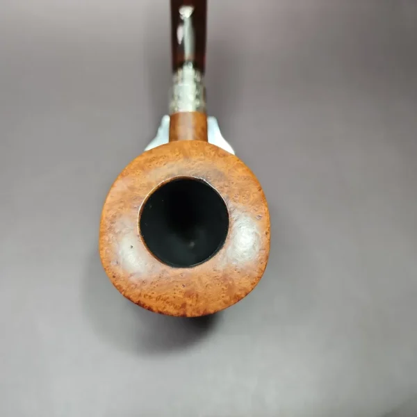 Viprati Smooth Dublin w/ Silver Mount Estate Briar Pipe, Italian Estates - Image 7