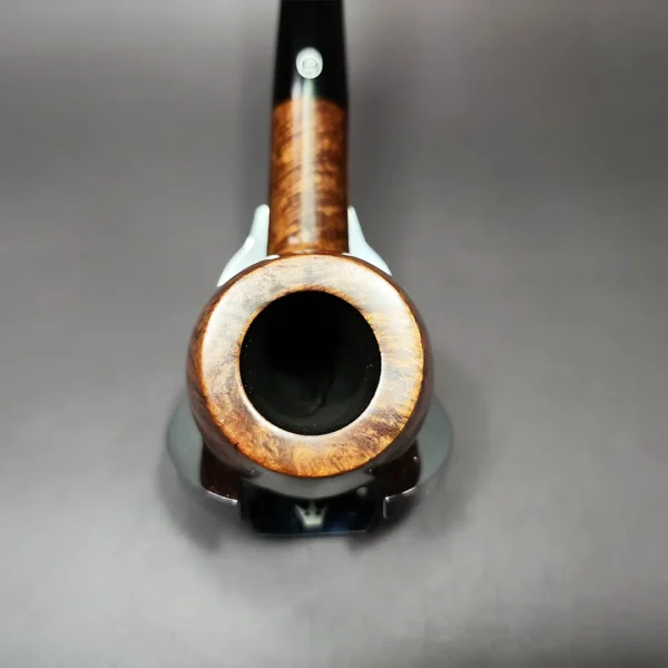 James Upshall P Grade Grp 4 Smooth Apple Estate Briar Pipe, Unsmoked - Image 7
