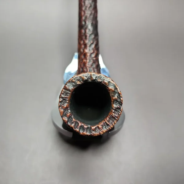 Brebbia Iceberg 800 Rusticated Canadian Estate Briar Pipe, Italian Estates - Image 7
