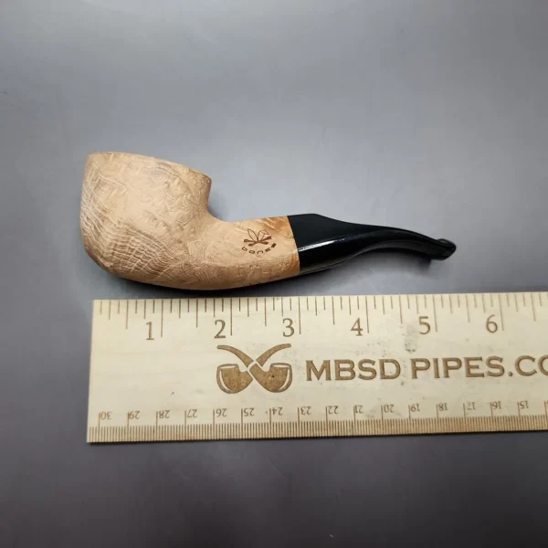 Morgan Bones Sandblasted Pot Briar Pipe, New - Image 7