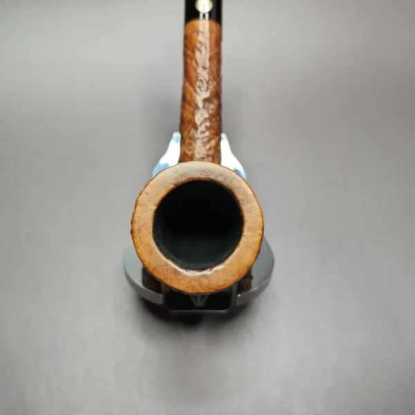 Mastro de Paja 1C + 1 Sun Sandblasted Lovat Estate Briar Pipe, Italian Estates - Image 7