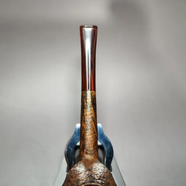 Gamboni Contrast Sandblasted Billiard Estate Briar Pipe, Italian Estates - Image 7